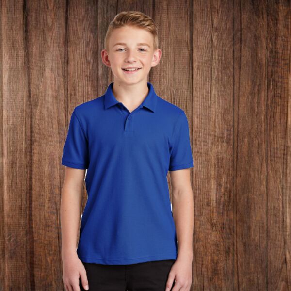 Y100 Youth Core Classic Pique Polo Thumbnail